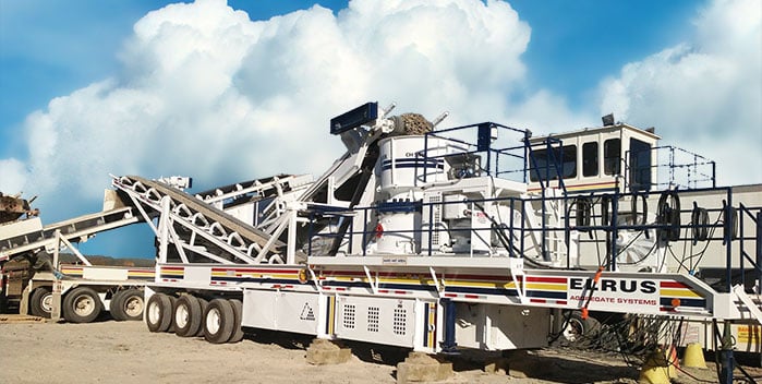 ELRUS Cone Chassis with Sandvik CH550 Hydrocone Crusher
